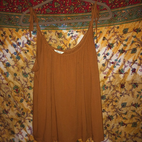 Madewell gathered neck tank top - Picture 3 of 4